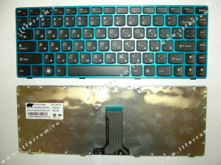Клавиатуры lenovo b470 g470 v470 z370 z470 series blue frame  для ноутбков.