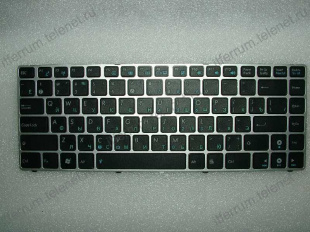 Клавиатуры asus ul20 серебристая рамка  для ноутбков.