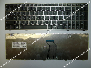 Клавиатуры lenovo ideapad z580 серая рамка  для ноутбков.