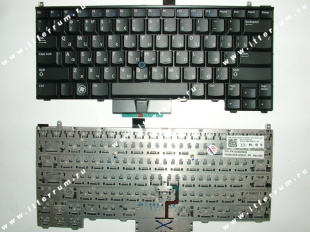 Клавиатуры dell e4310  ru black  для ноутбков.