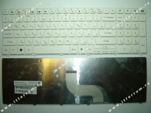 Клавиатуры packard bell tm81, tm86, tm87, tm89, tm94, tx86 белая  для ноутбков.