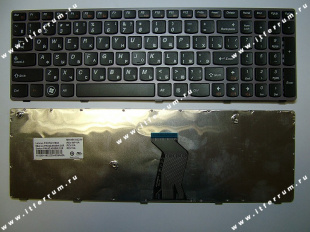 Клавиатуры lenovo ideapad z560 z560a z565a z565 z570 g570 коричневая рамка  для ноутбков.
