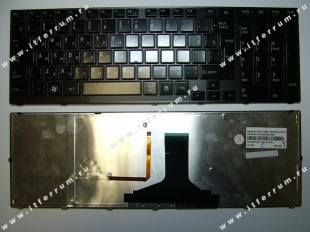 Клавиатуры toshiba satellite a660 a665 a650 черная , подсветка  для ноутбков.